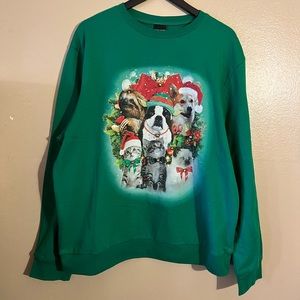 Green Christmas Crewneck